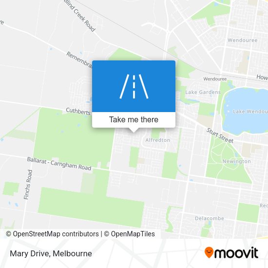 Mary Drive map