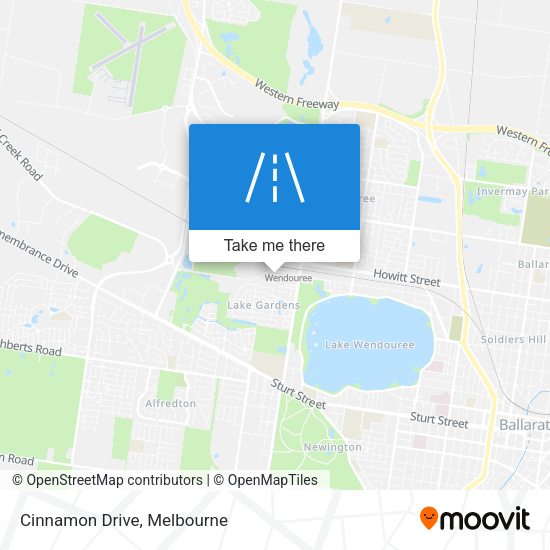 Cinnamon Drive map