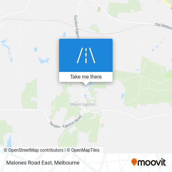 Malones Road East map