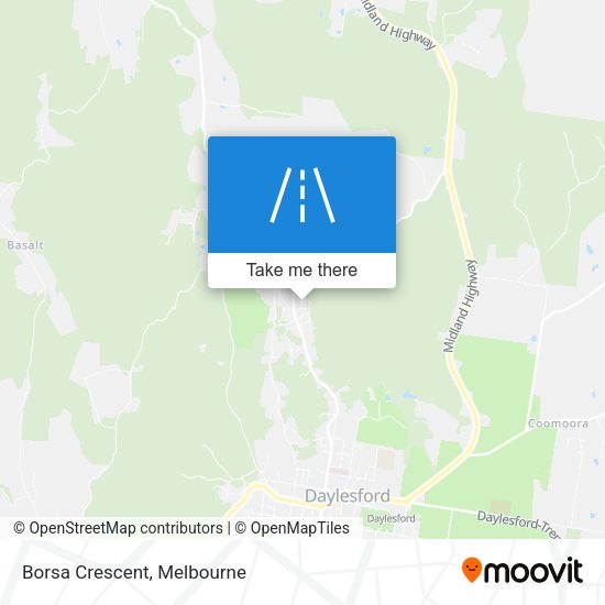 Borsa Crescent map
