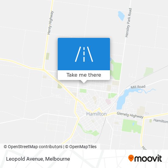 Leopold Avenue map