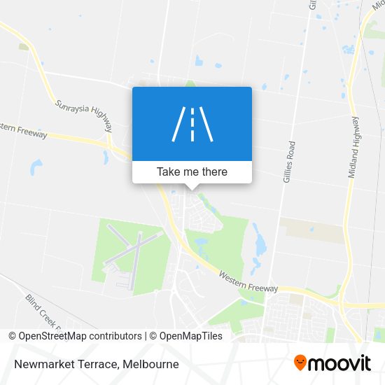 Newmarket Terrace map