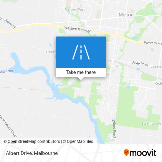 Albert Drive map