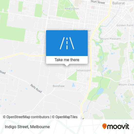 Indigo Street map