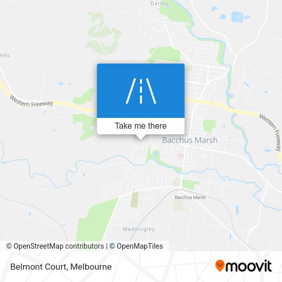 Belmont Court map