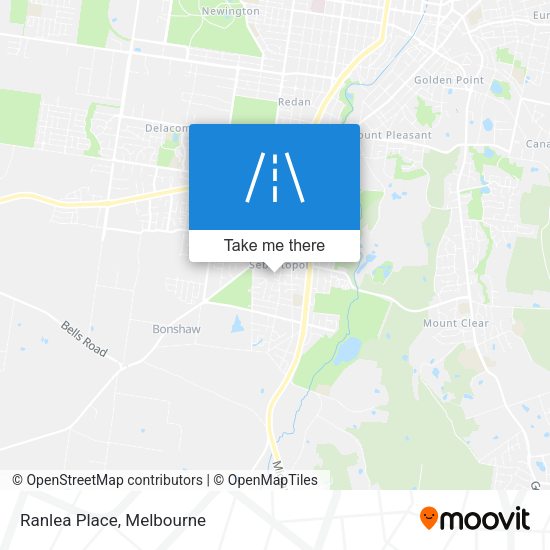 Ranlea Place map