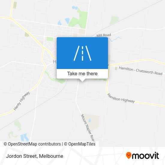 Jordon Street map
