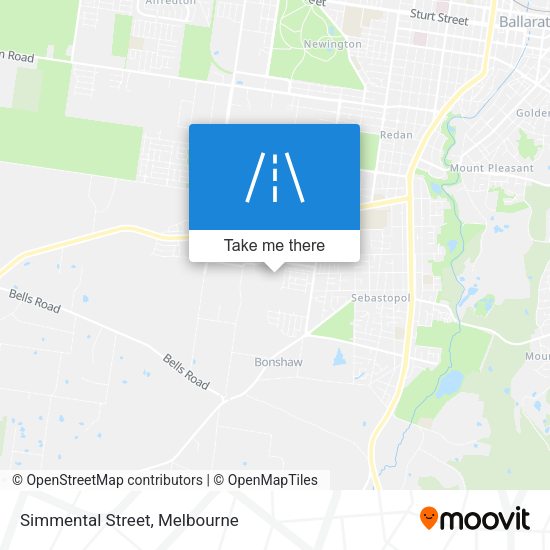 Simmental Street map