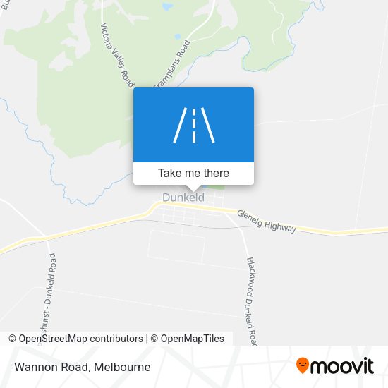 Wannon Road map