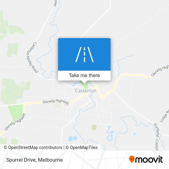 Spurrel Drive map