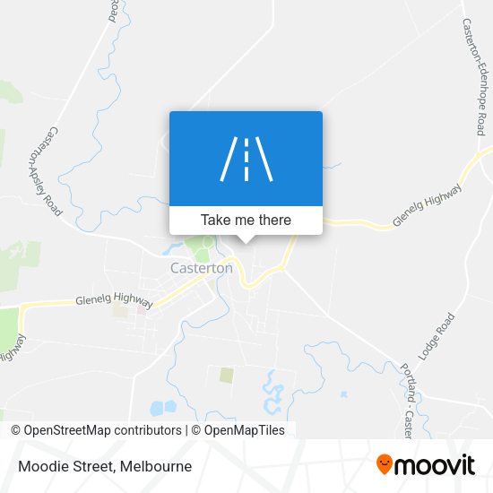 Moodie Street map