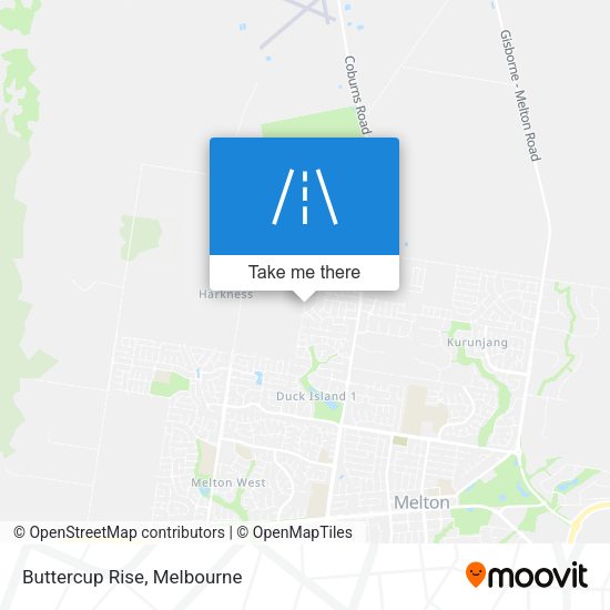 Buttercup Rise map