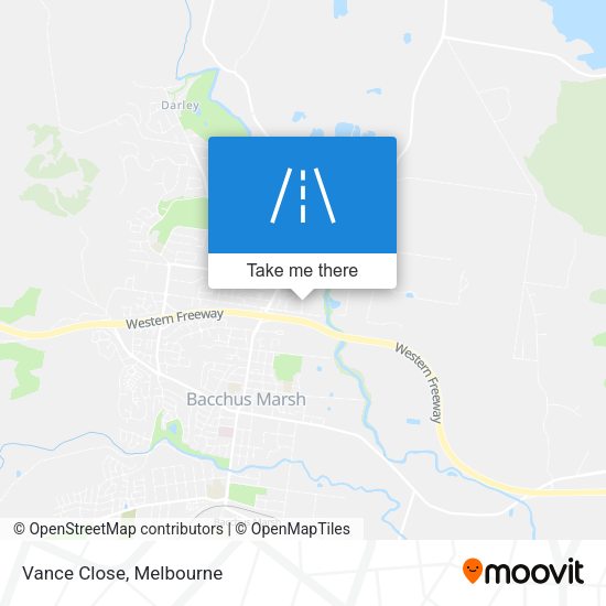 Vance Close map