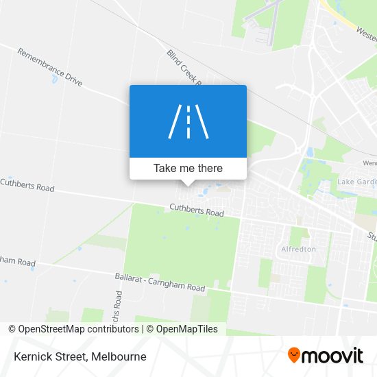 Kernick Street map