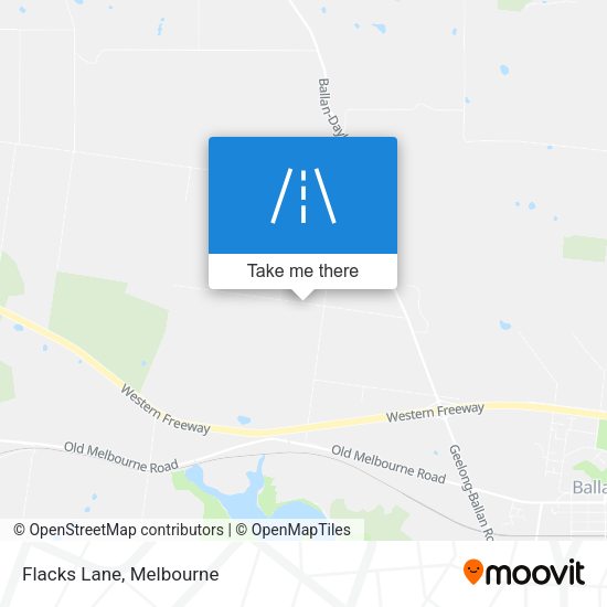 Flacks Lane map