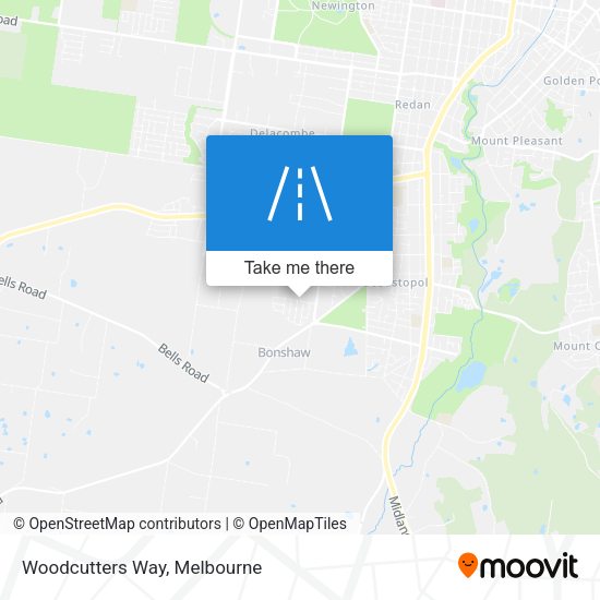 Woodcutters Way map