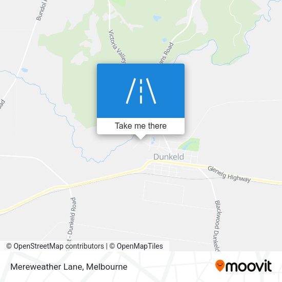Mereweather Lane map