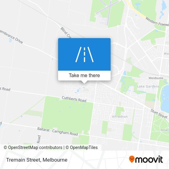 Tremain Street map
