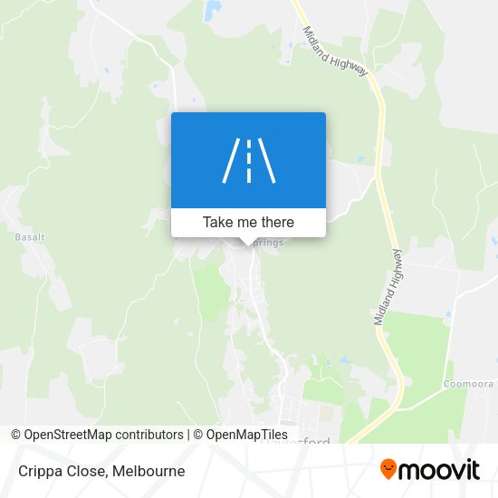 Crippa Close map