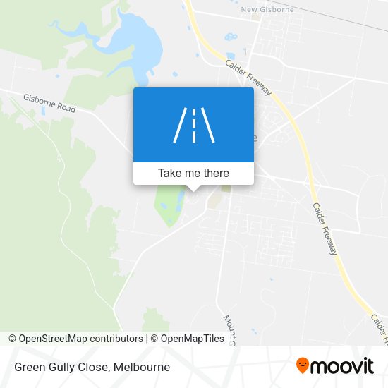 Green Gully Close map