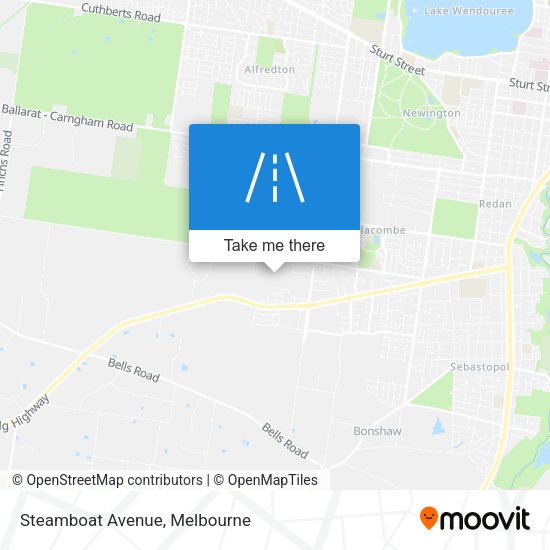 Steamboat Avenue map