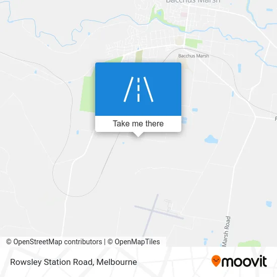 Mapa Rowsley Station Road
