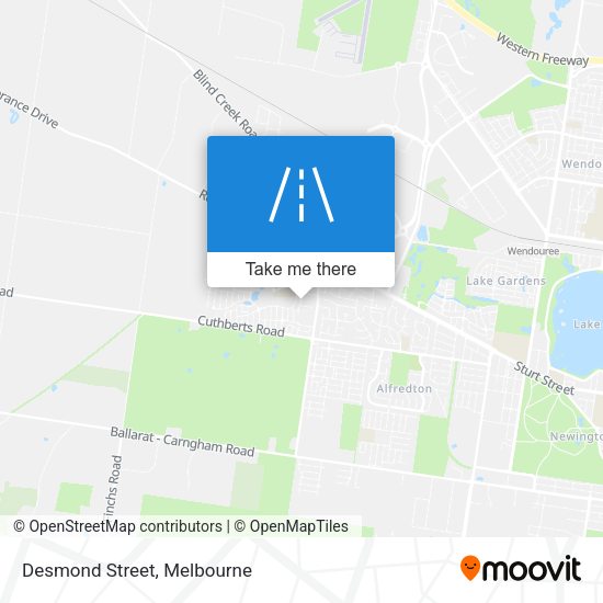Desmond Street map