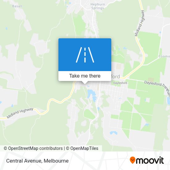 Central Avenue map