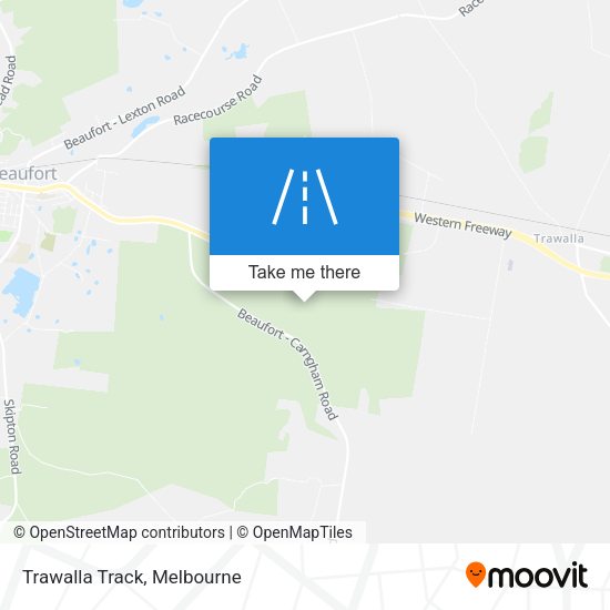 Trawalla Track map
