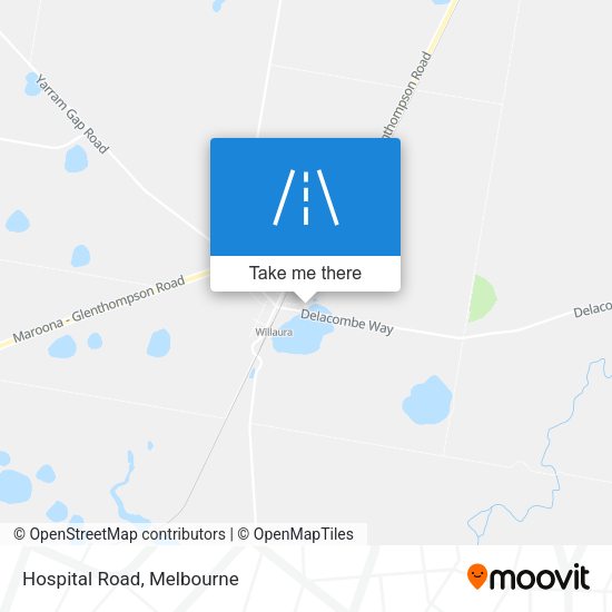 Hospital Road map