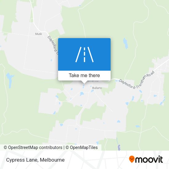 Cypress Lane map