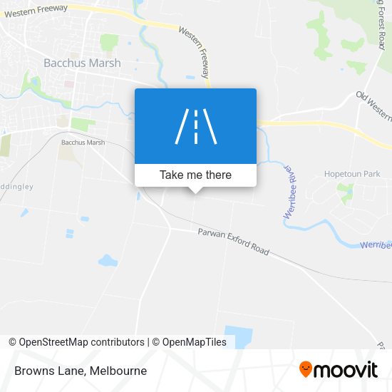 Browns Lane map