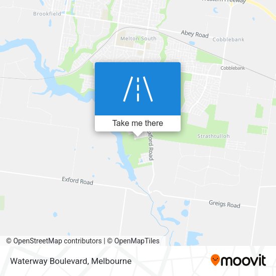 Waterway Boulevard map