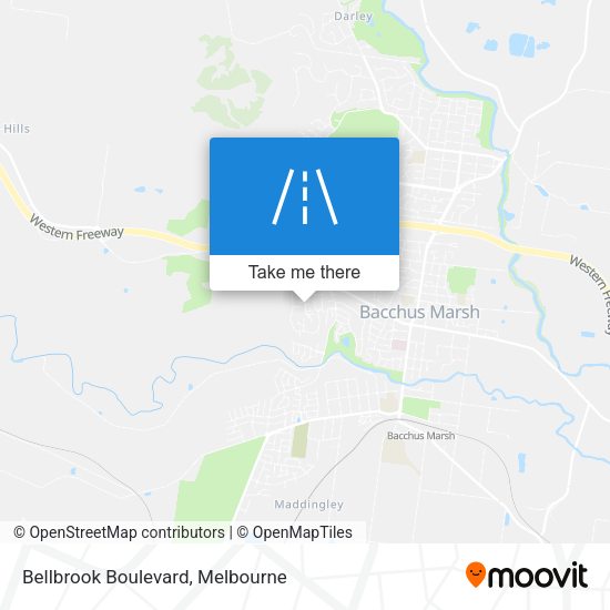 Bellbrook Boulevard map
