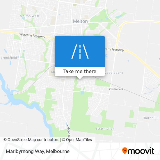 Maribyrnong Way map