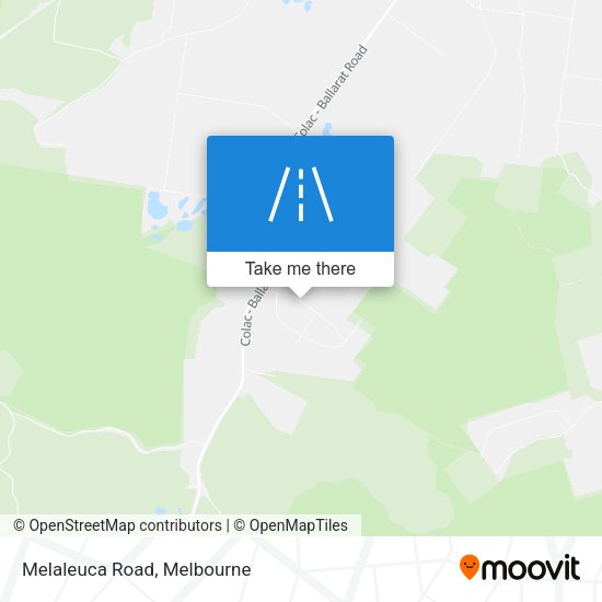 Melaleuca Road map