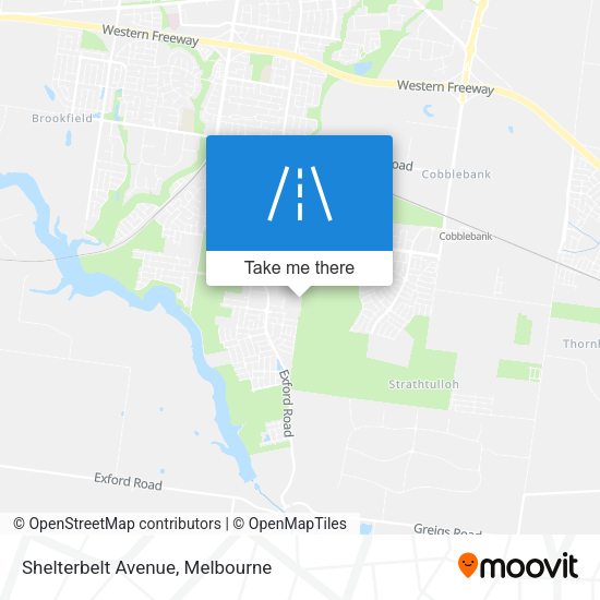 Shelterbelt Avenue map