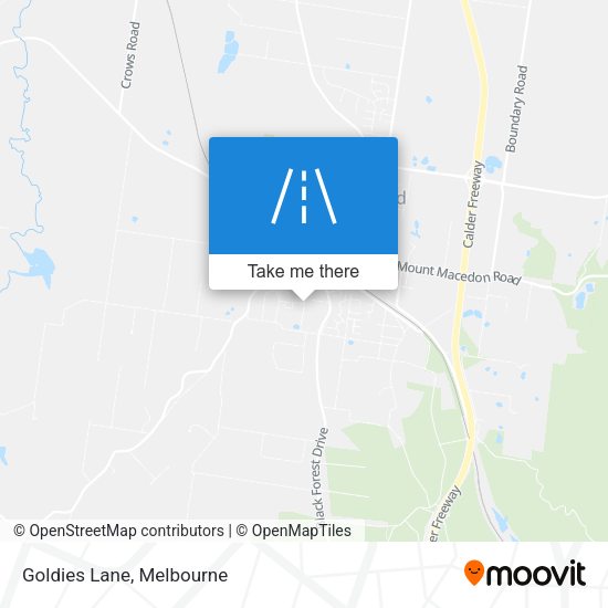 Goldies Lane map