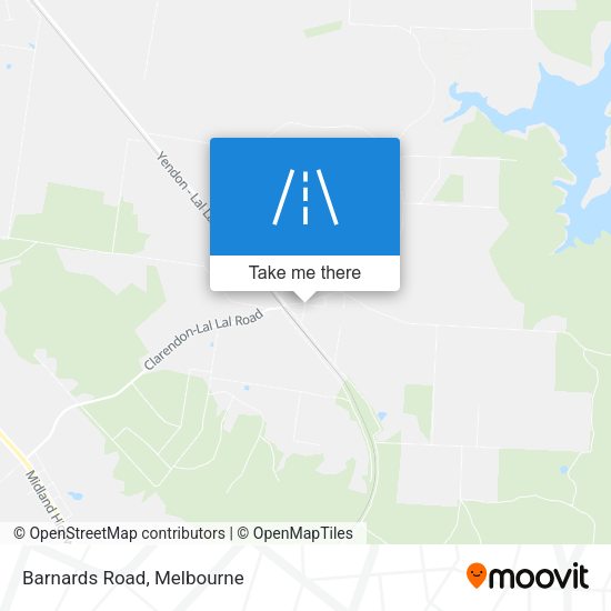Barnards Road map