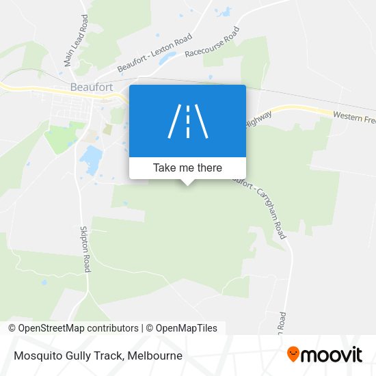 Mosquito Gully Track map