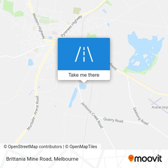Brittania Mine Road map