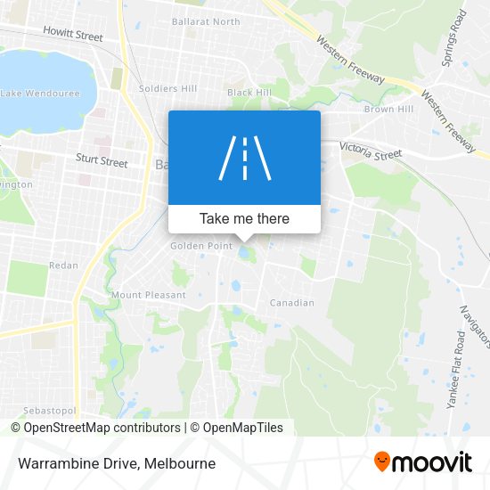 Warrambine Drive map