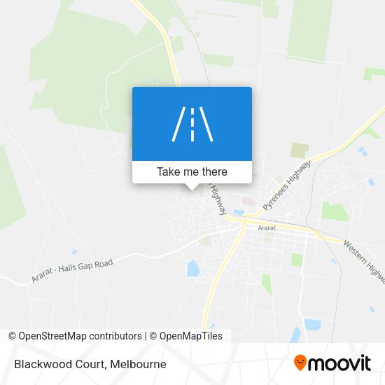 Blackwood Court map