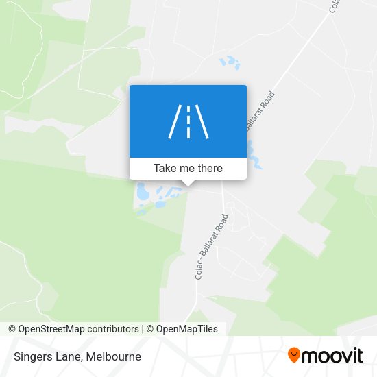 Singers Lane map