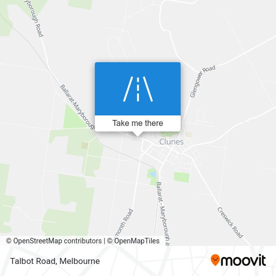 Talbot Road map