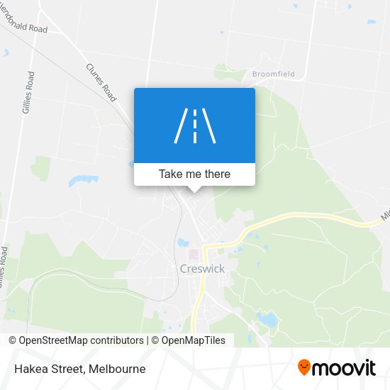 Hakea Street map