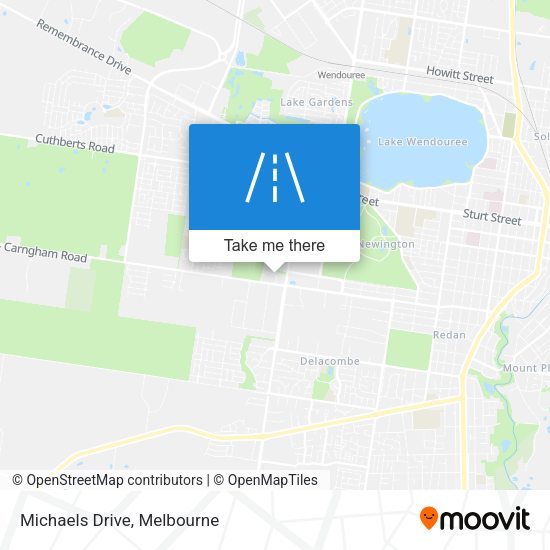 Michaels Drive map