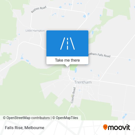 Falls Rise map