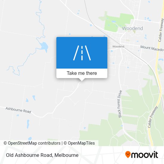 Old Ashbourne Road map