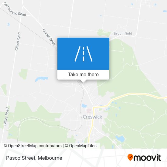 Pasco Street map